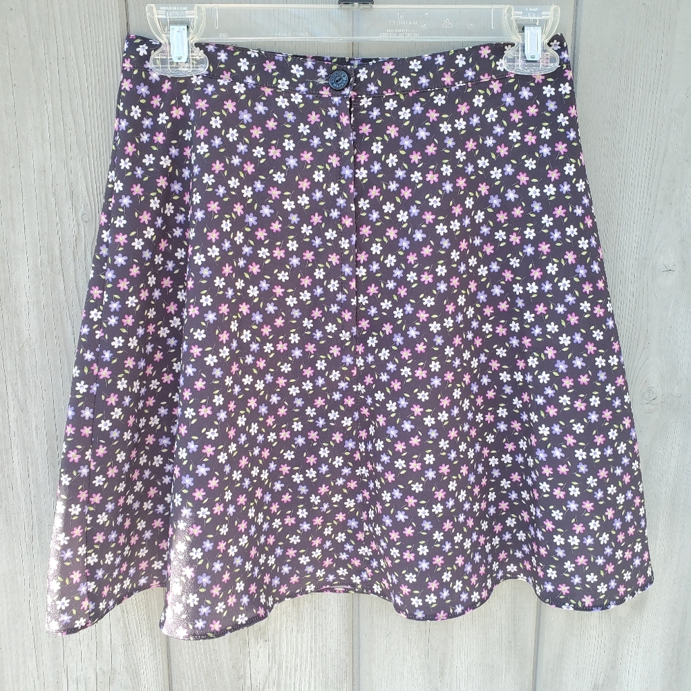 HP!🎉 🔵 Vintage | Floral A-Line Skirt! Size 5 EUC - Picture 5 of 8